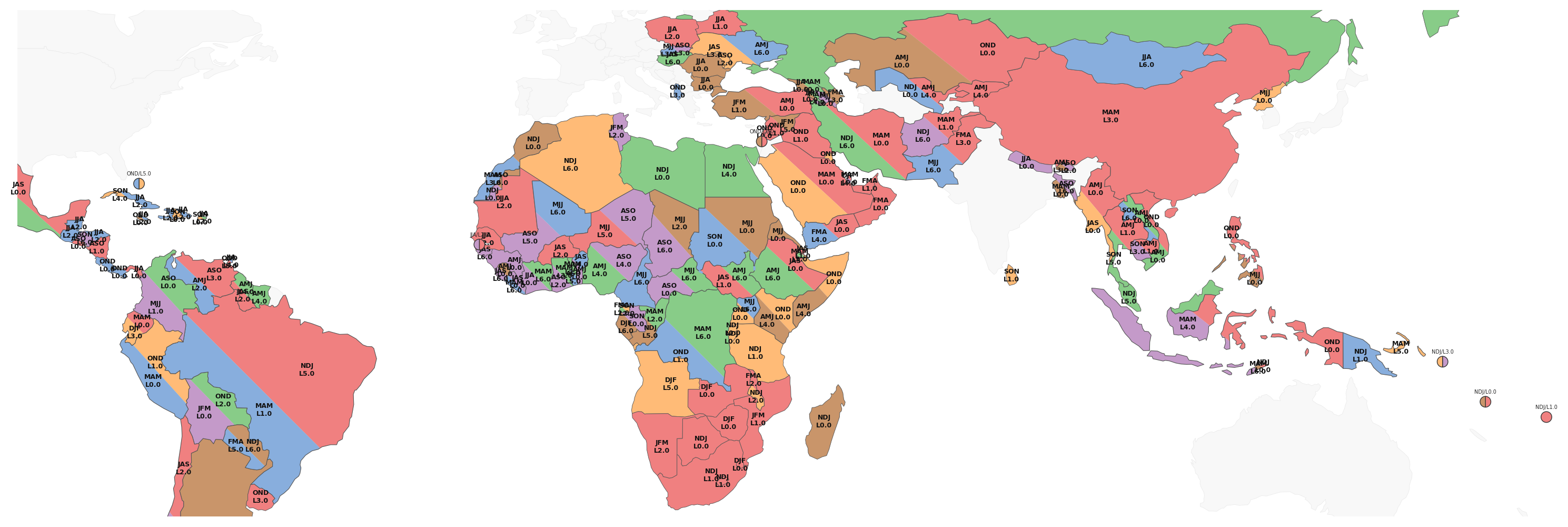 Dominant climate mode map l6