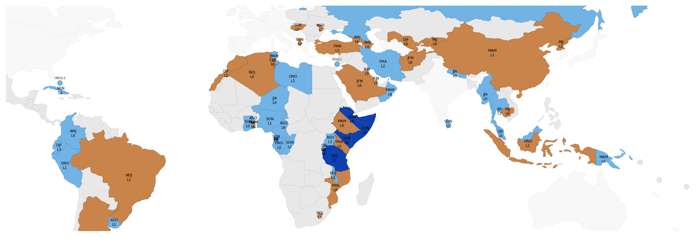 IOD (Indian Ocean Dipole) partial correlation l6 adm0
