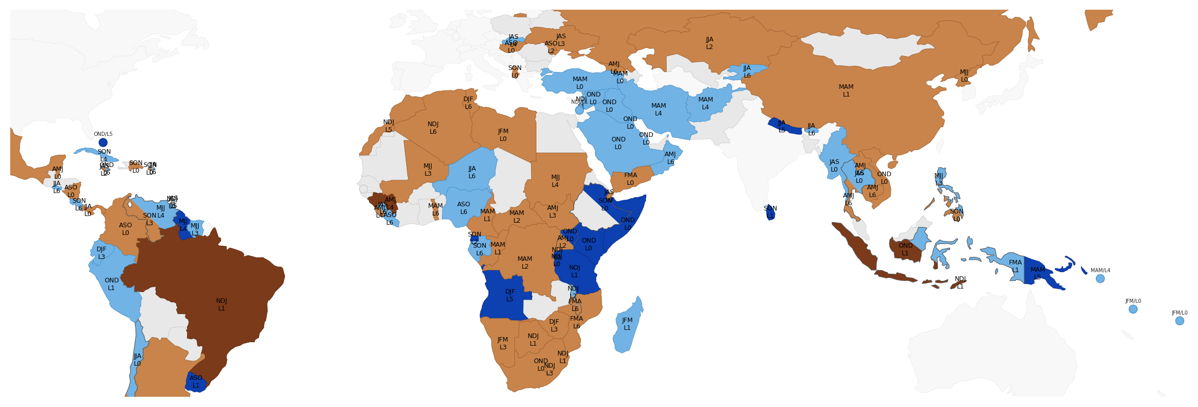 IOD (Indian Ocean Dipole) total correlation l6 adm0