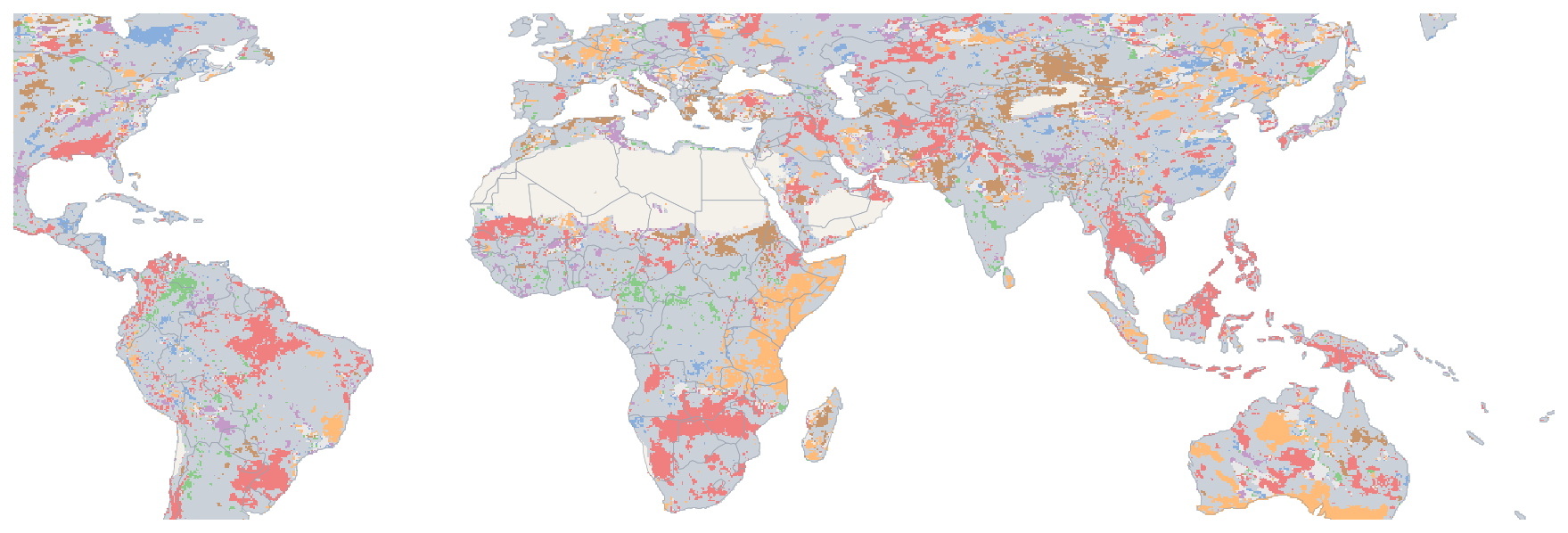 Dominant climate mode map, pixel l3