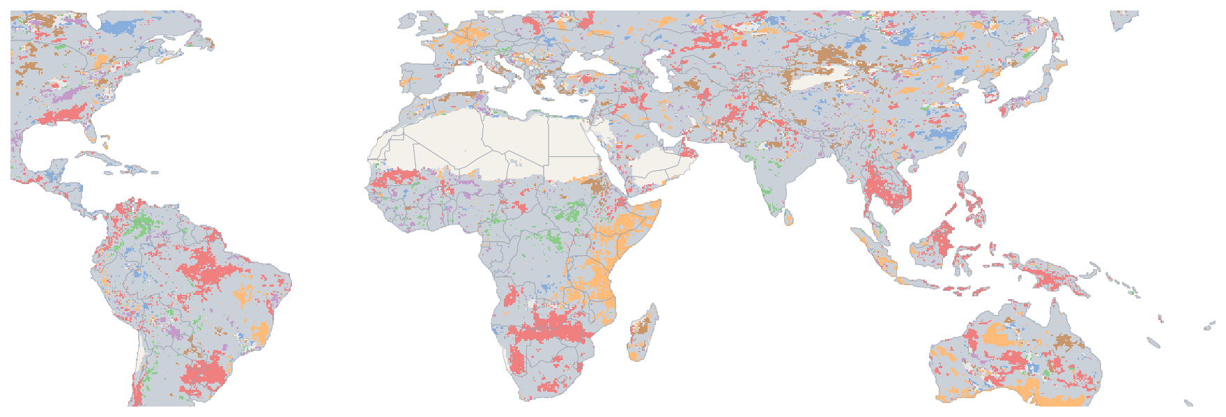 Dominant climate mode map, pixel l6